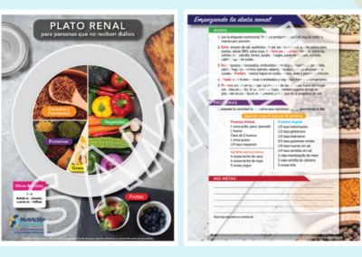Plato Renal para paciente